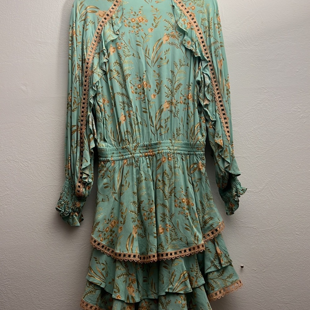Spell Maisie play dress medium vintage spell rare t green - Picture 5 of 10